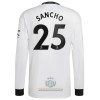 Maglia da Calcio a Maniche Lunghe Manchester United Sancho 25 Trasferta 2022-23 per Uomo